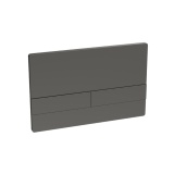 Product Cut out image of the Abacus Edge Anthracite Flush Plate